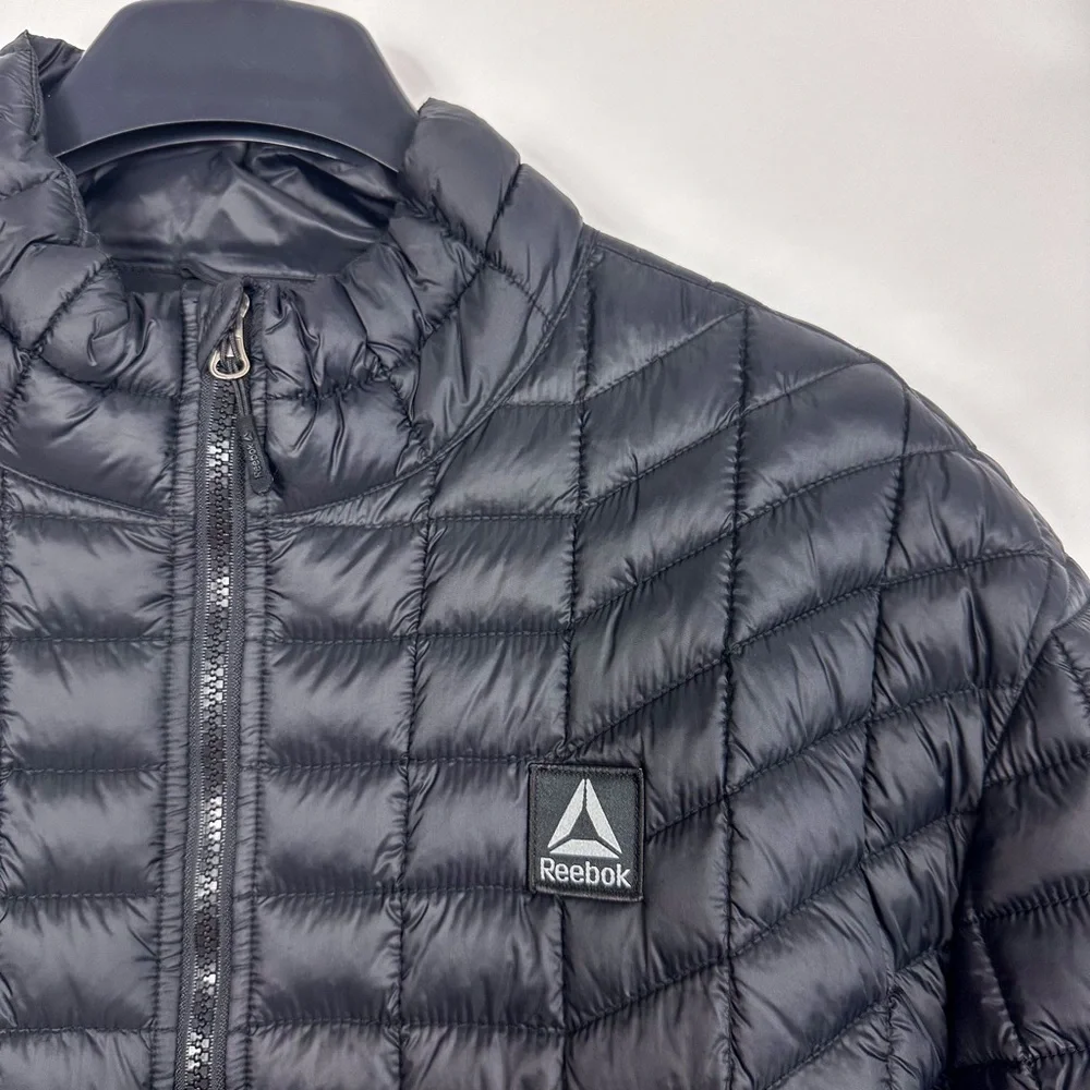 Reebok Black Glacier Shield Quilted Puffer Jacket - Picture 3 of 9